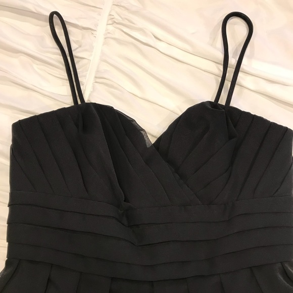 NWT Watters long black chiffon dress - formal - Picture 7 of 8